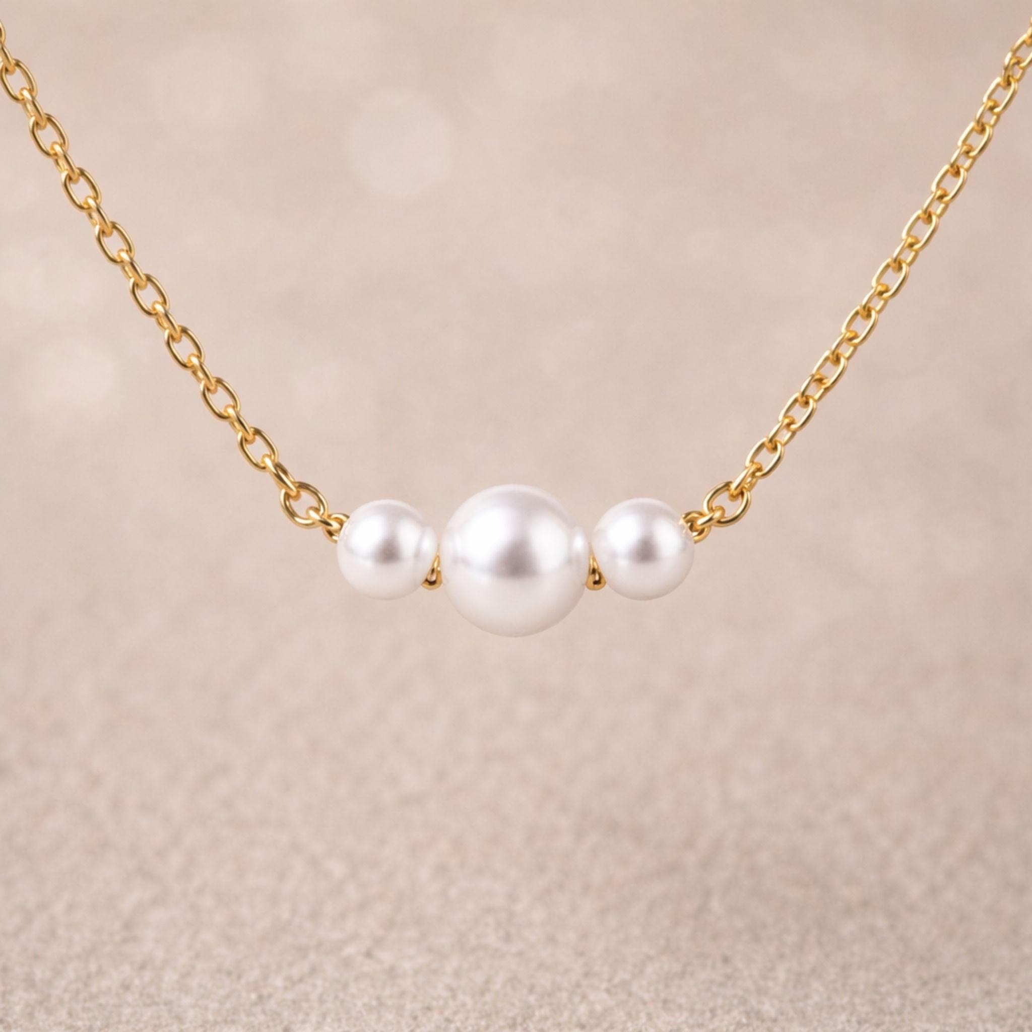 Freshwater Pearl Beaded Necklace thumbnail 4