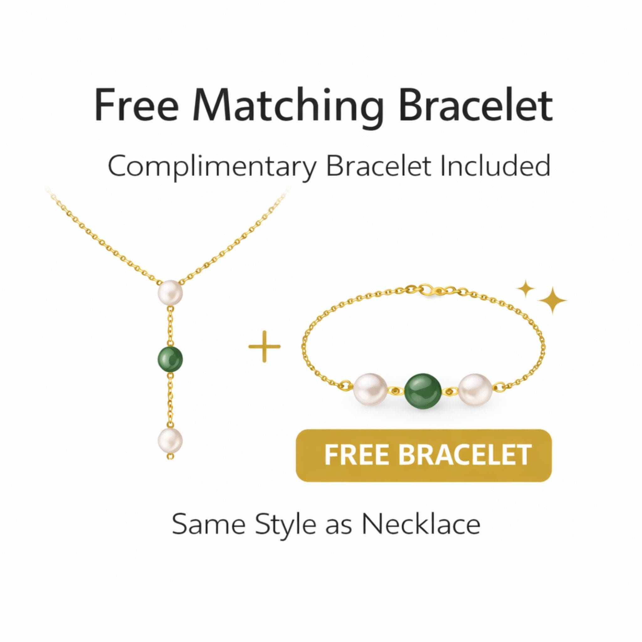 Jade Pearl Y Necklace thumbnail 8