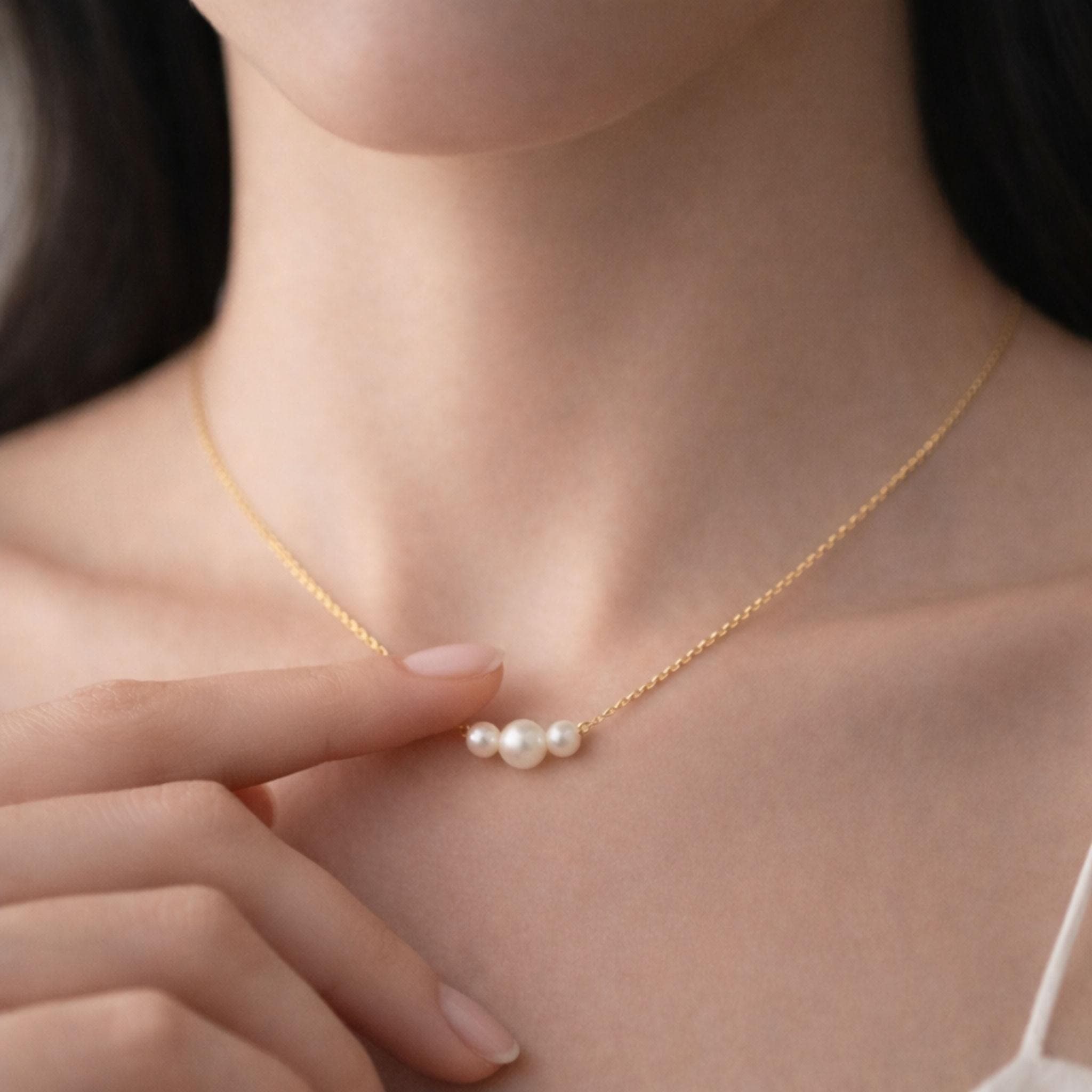 Freshwater Pearl Beaded Necklace thumbnail 2