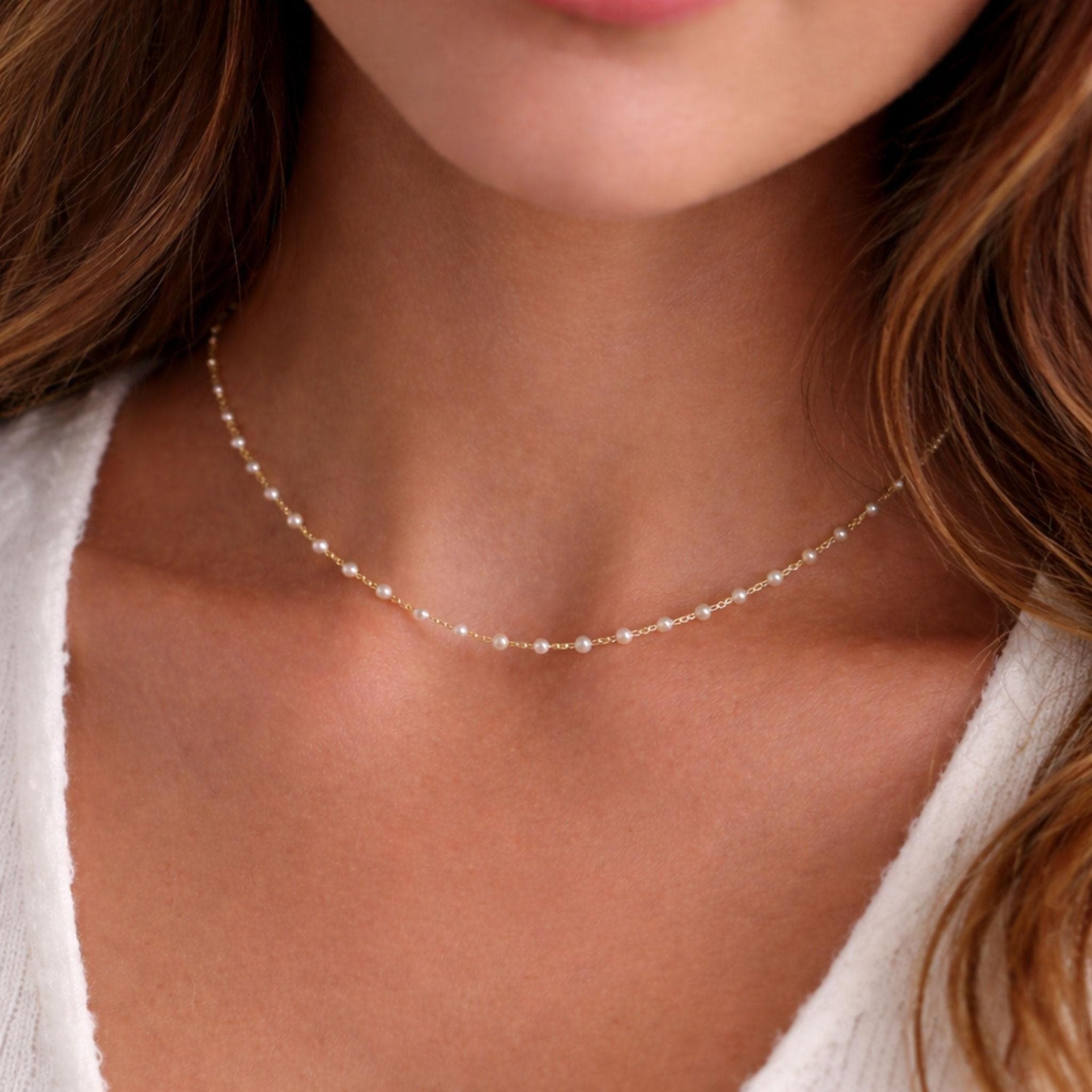 Handmade Freshwater Pearl Necklace thumbnail 3