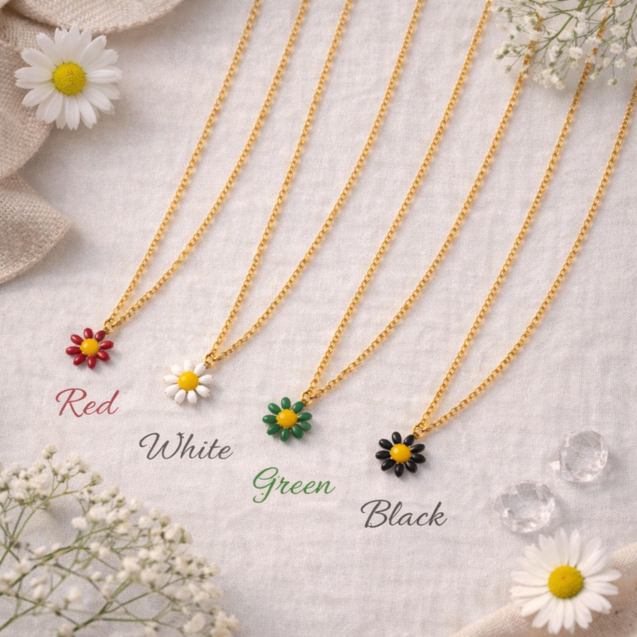 Tiny Daisy Necklace thumbnail 8