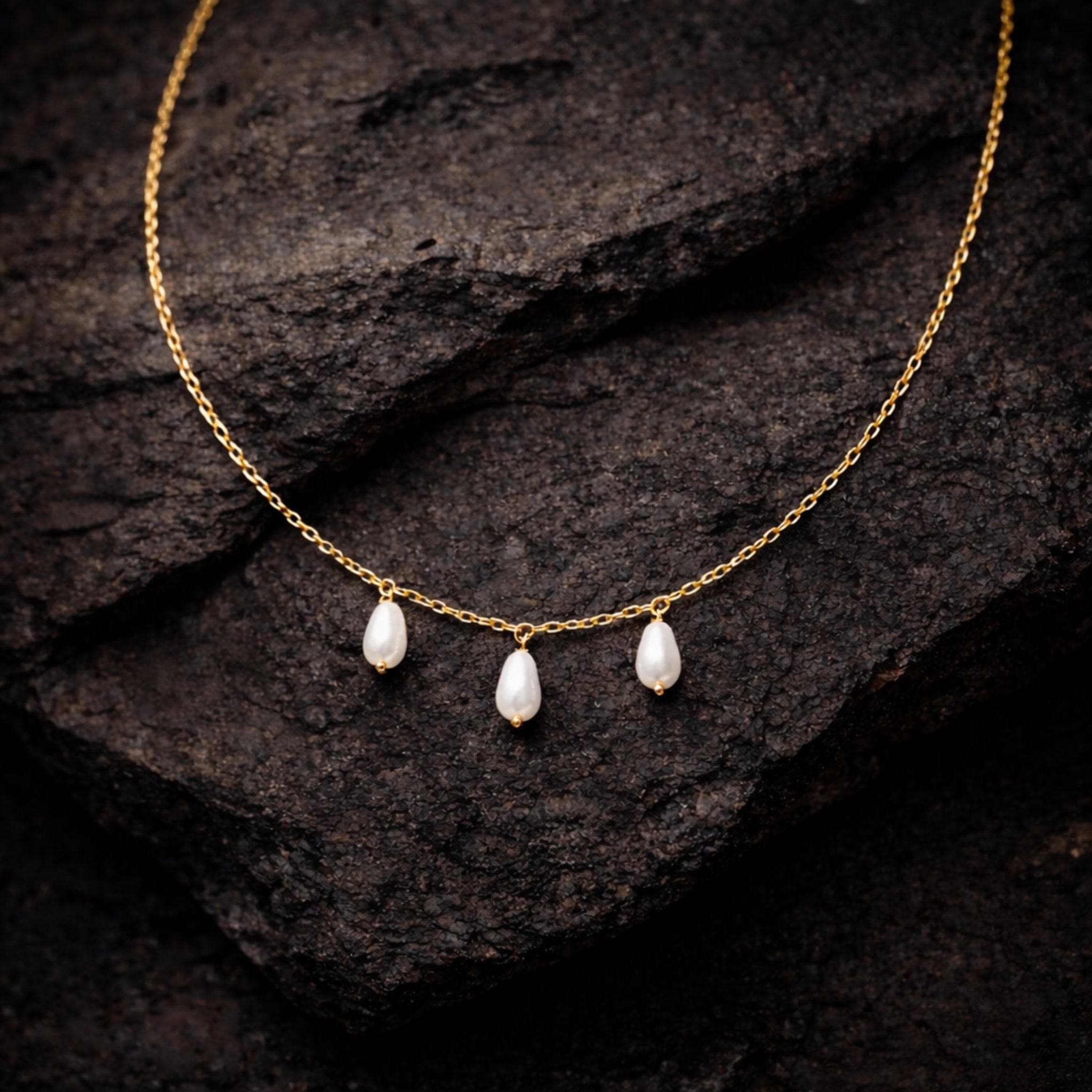 Natural Freshwater Pearl Charm Necklace thumbnail 7