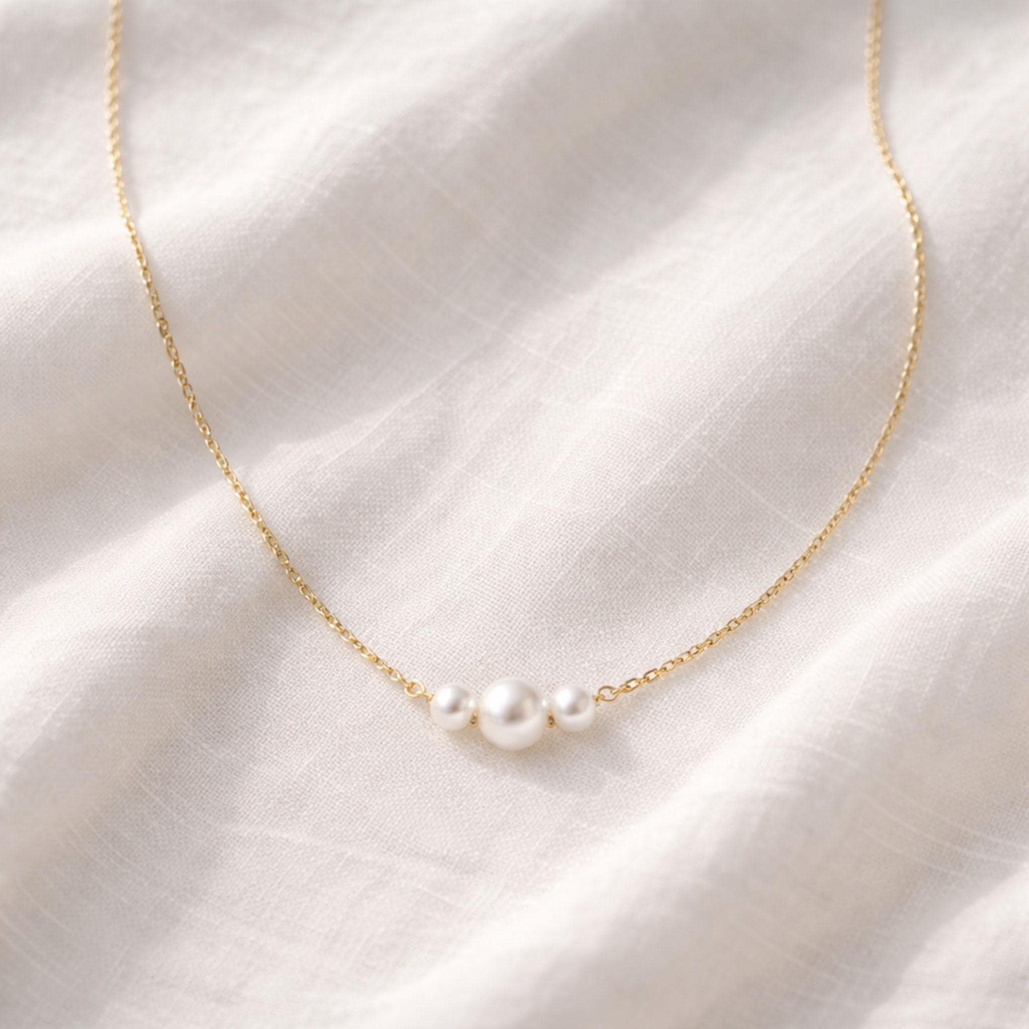 Freshwater Pearl Beaded Necklace thumbnail 6